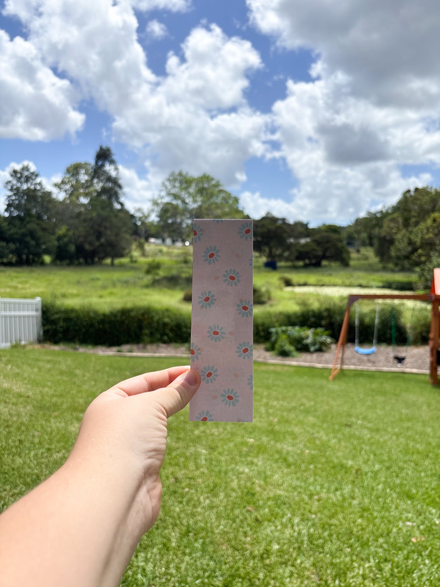 Blue Blossom Bookmark