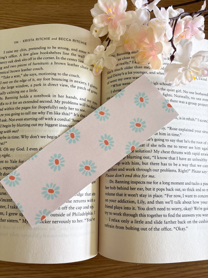 Blue Blossom Bookmark