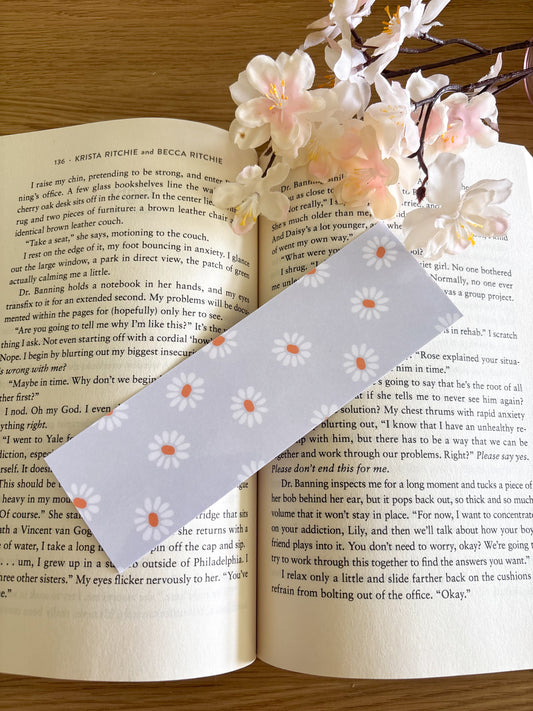 Lavender Petals Bookmark