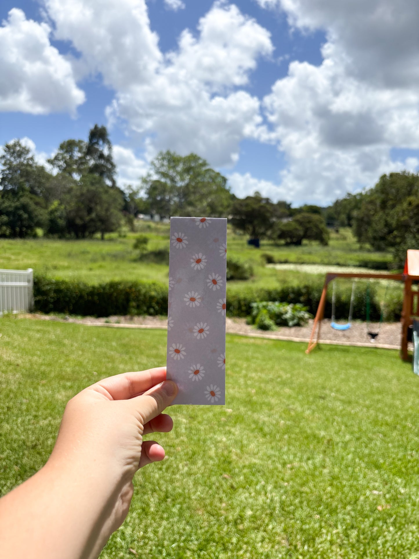 Lavender Petals Bookmark