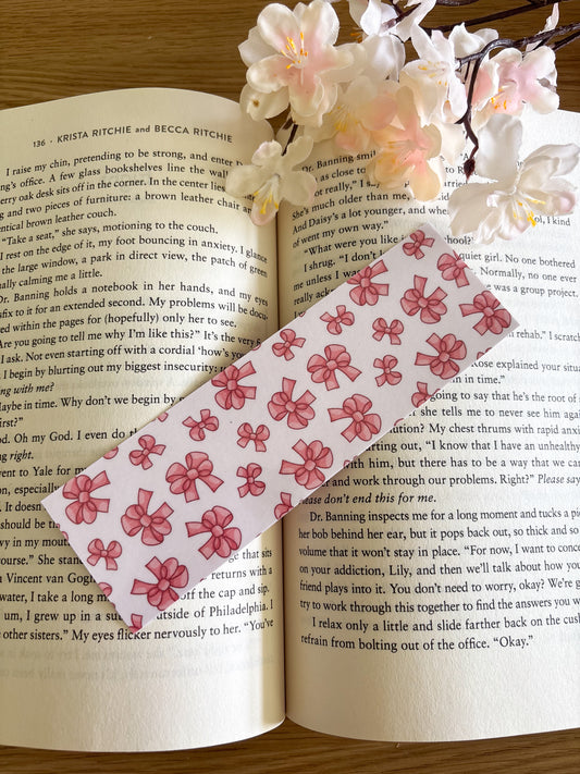 Pretty in Bows Bookmark