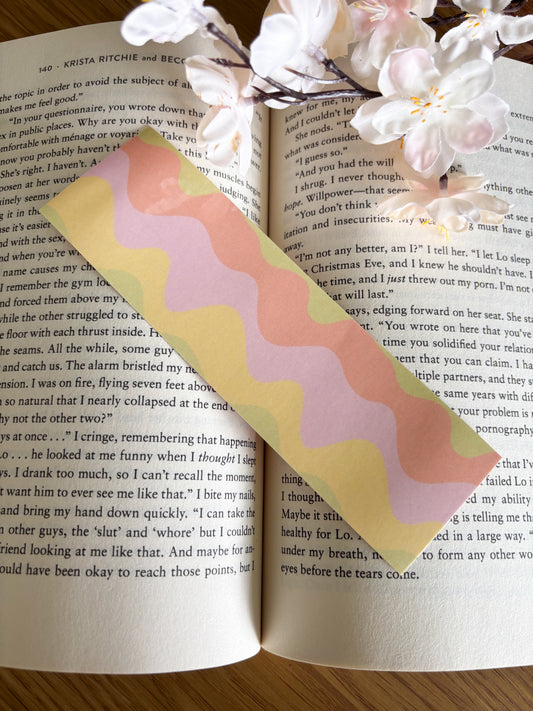 Retro Waves Bookmark