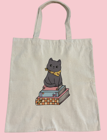 Curious Kitty Tote Bag